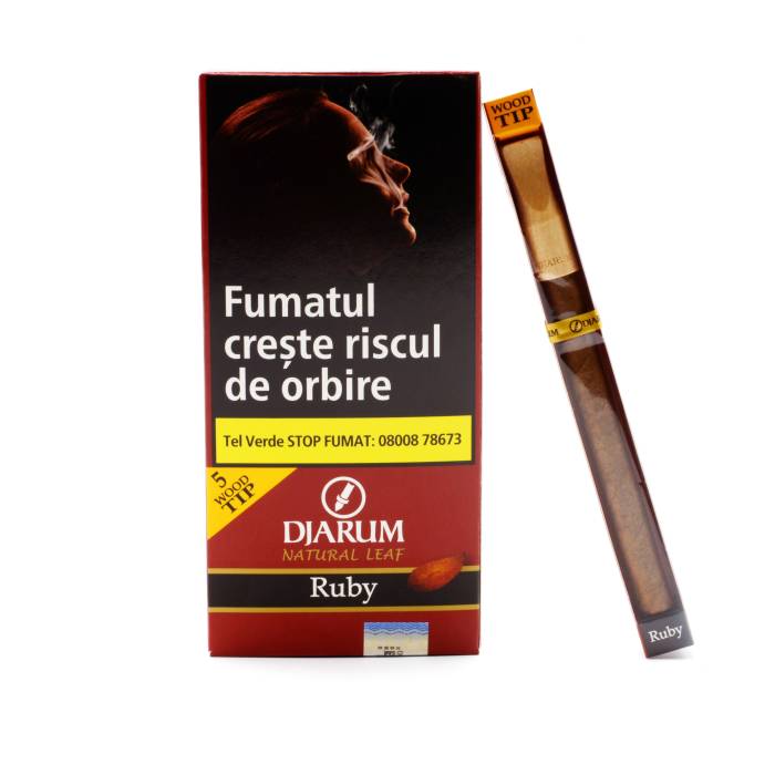 Djarum Wood Tips Ruby (Cherry) (5)