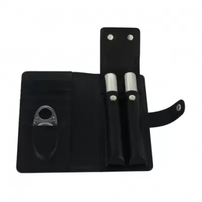 Set accesorii tigari de foi PU leather Black 