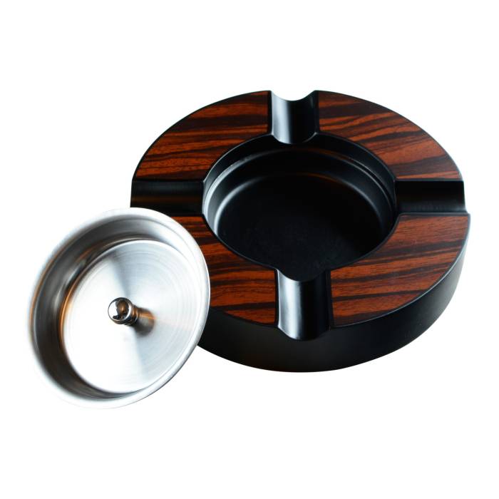 Scrumiera tigari de foi Round Ebony 1134 