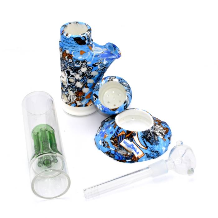 Bong sticla-silicon 38cm / Toro