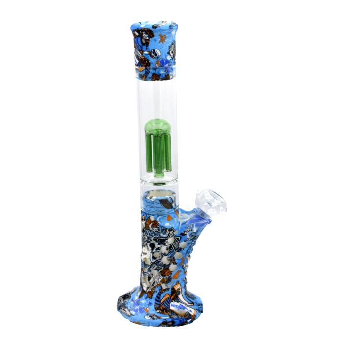 Bong sticla-silicon 38cm / Toro