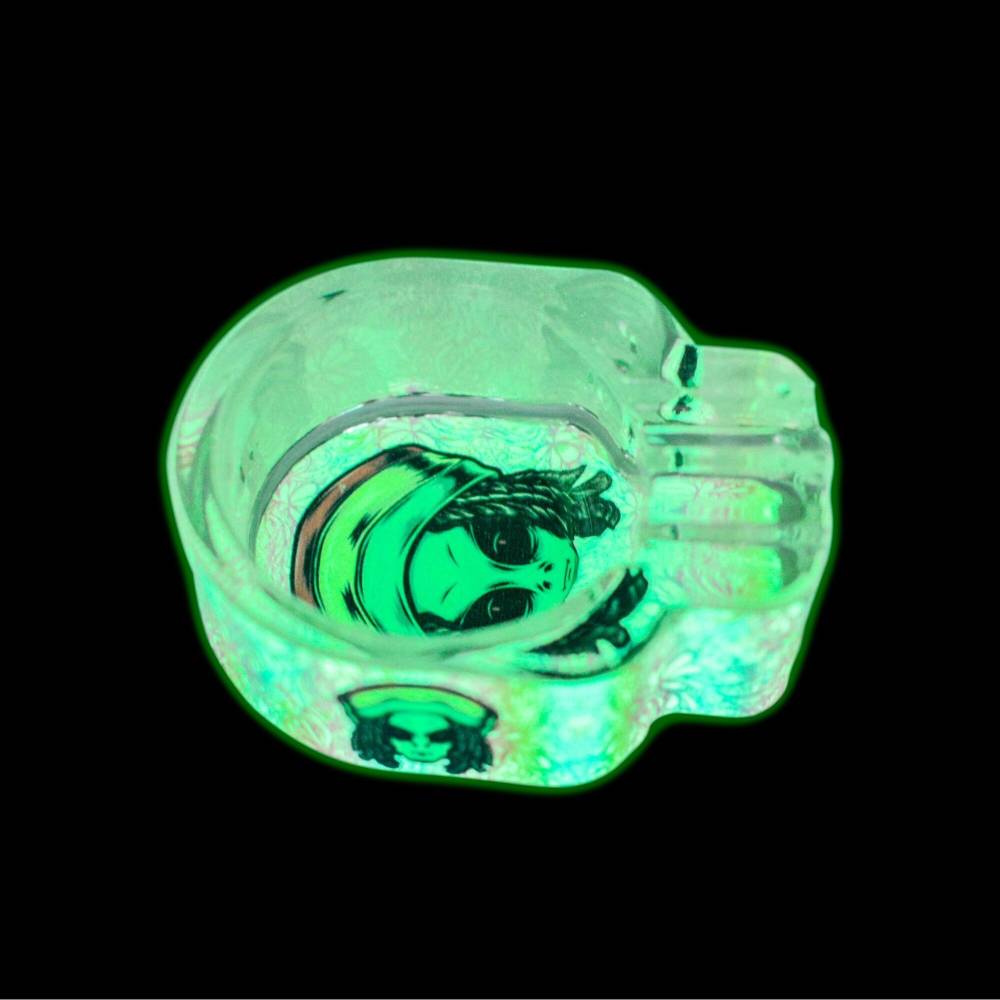 Scrumiera Glow Glass Skull / Toro
