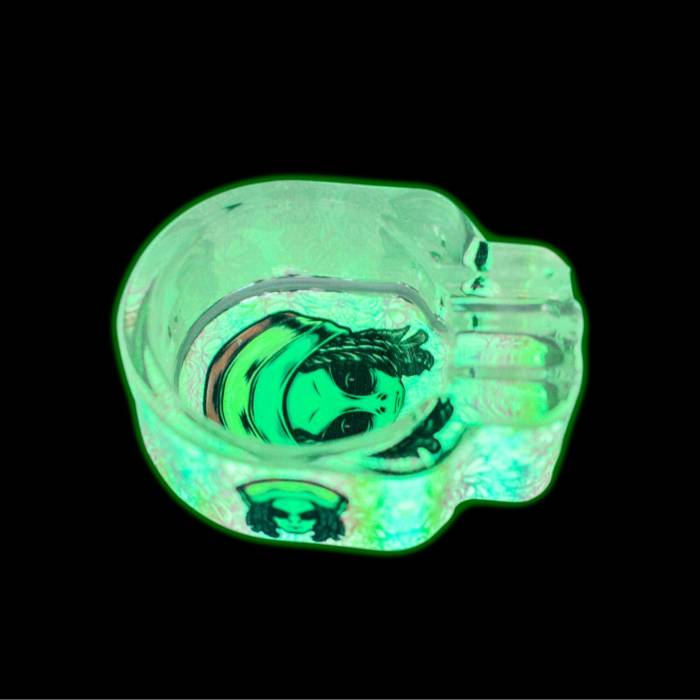 Scrumiera Glow Glass Skull / Toro