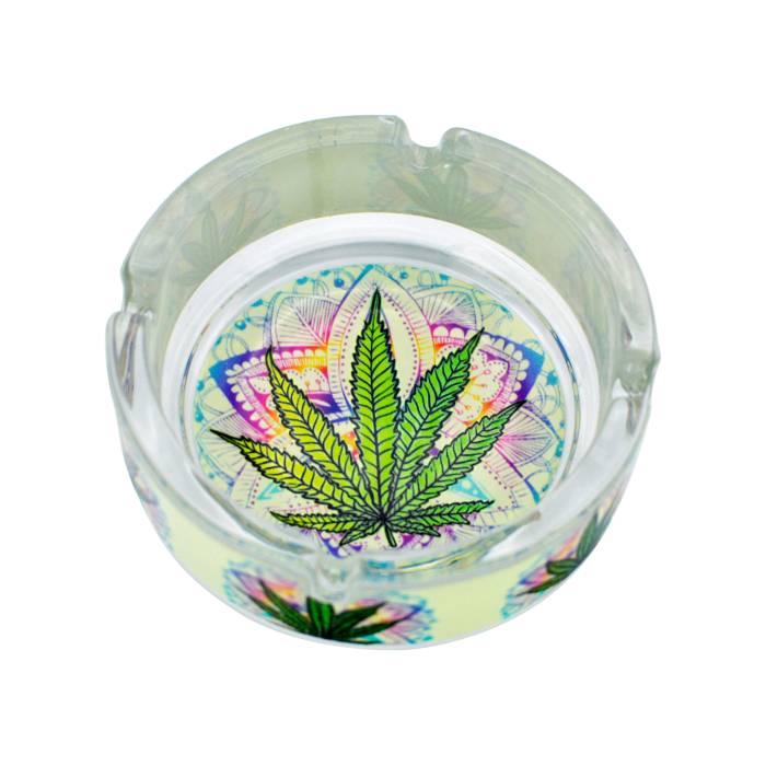 Scrumiera Glow Glass Round / Toro