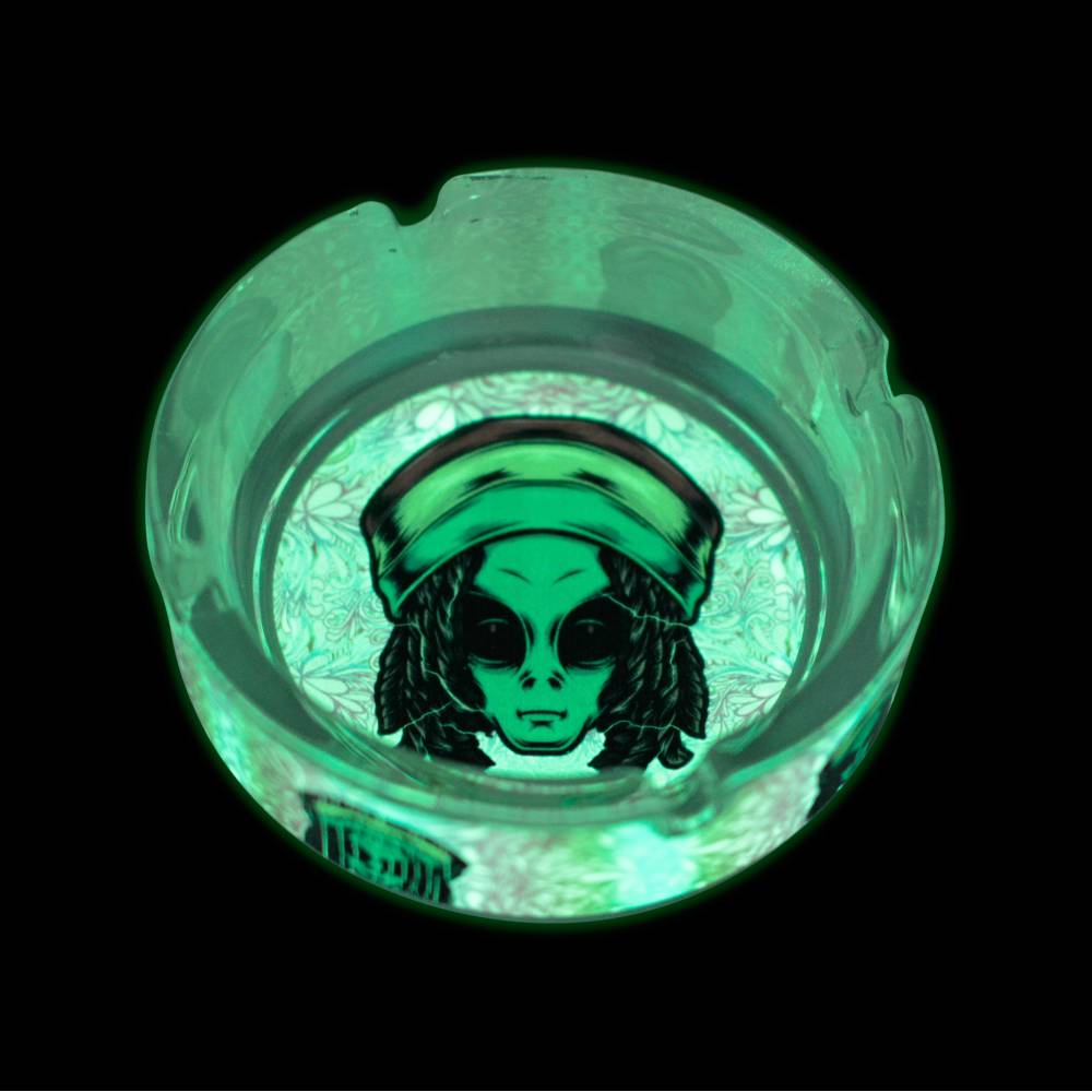 Scrumiera Glow Glass Round / Toro