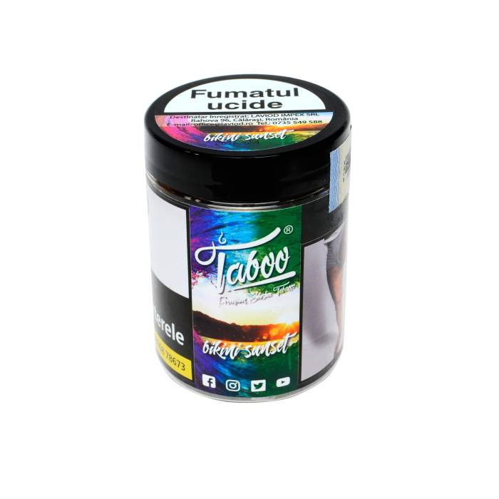 Tutun narghilea "Bikini Sunset" (pepene galben) Taboo (50g)
