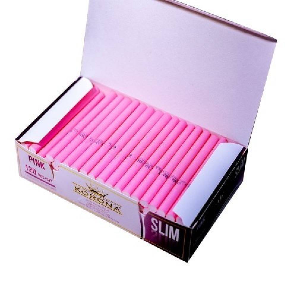 Tuburi cu filtru pt.tigarete Slim All Pink Korona (120)