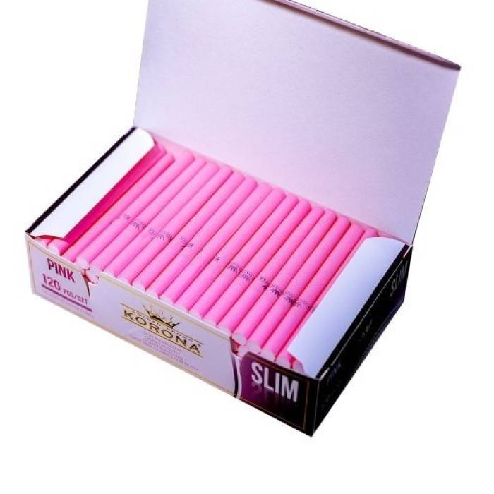 Tuburi cu filtru pt.tigarete Slim All Pink Korona (120)