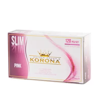 Tuburi cu filtru pt.tigarete Slim All Pink Korona (120)