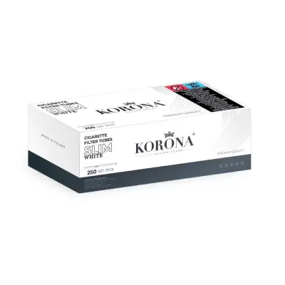 Tuburi cu filtru pt.tigarete Slim White Korona (250)