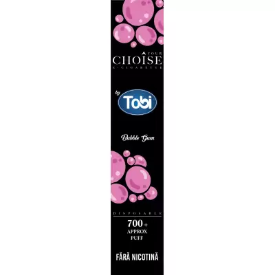 Tigareta electronica 0mg/ml Bubblegum Choise by Tobi
