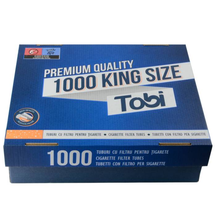 Tuburi cu filtru pt.tigarete TOBI  (1000)