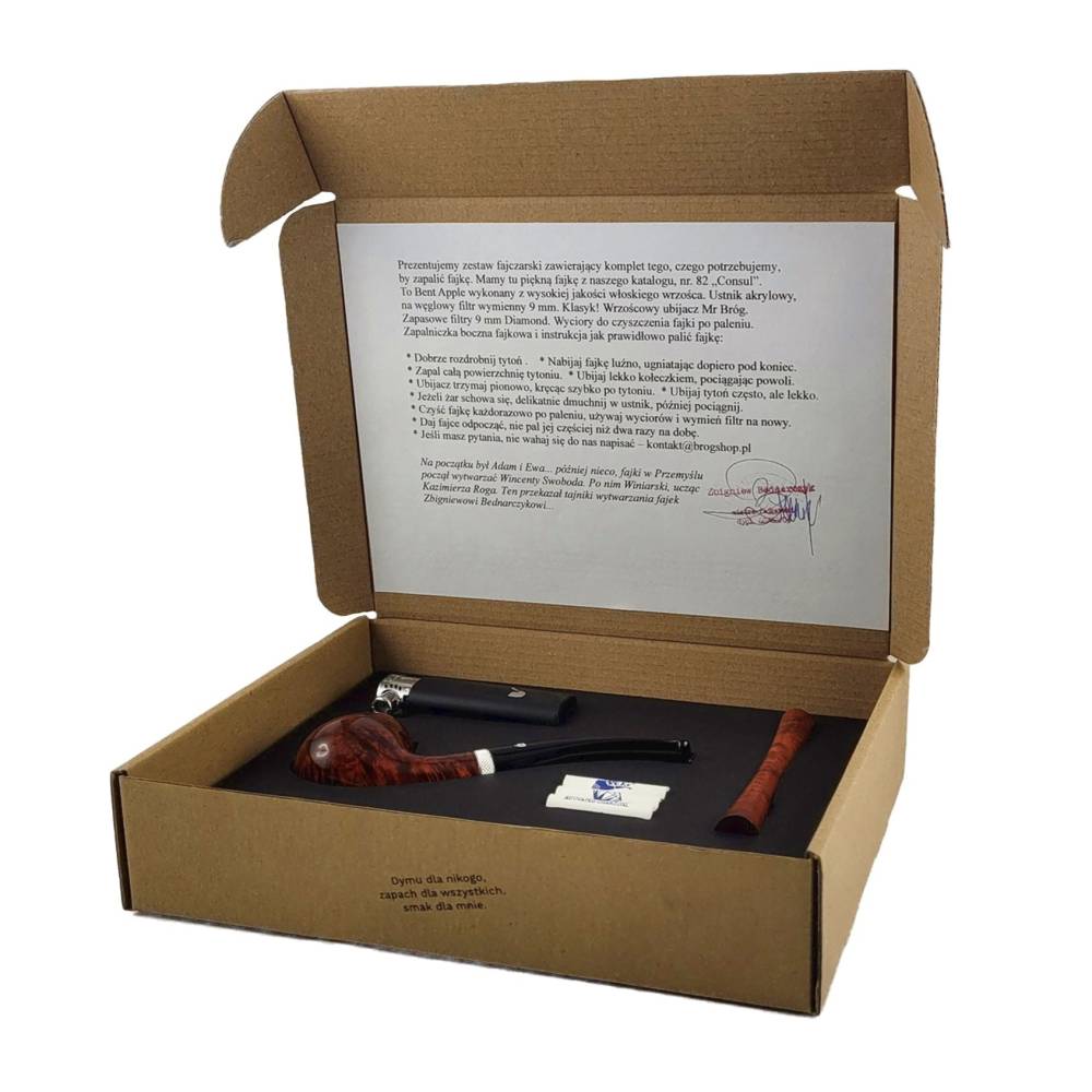Set pipa Bent Starter Briar / Mr. Brog
