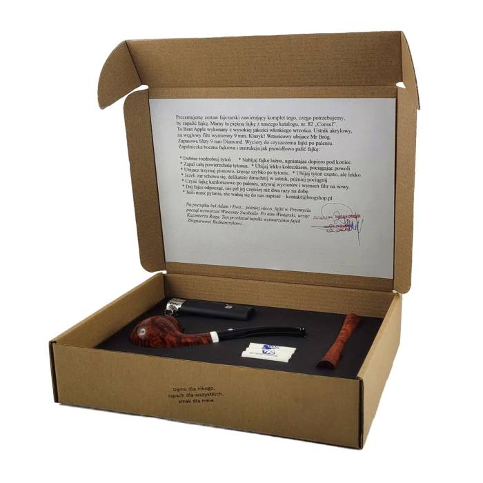 Set pipa Bent Starter Briar / Mr. Brog