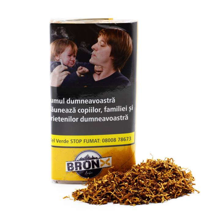 Tutun tigari Bronx Amber (30g) + Foite