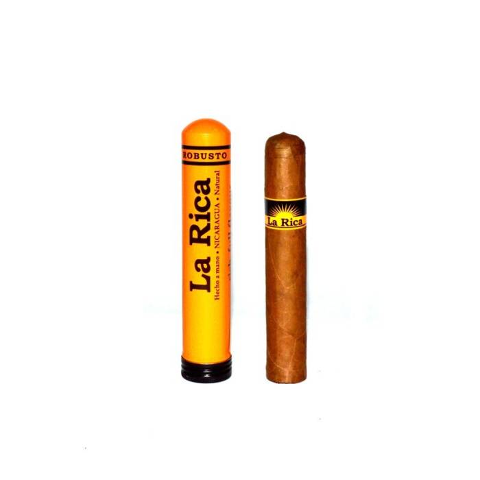 La Rica 10 Natural Connecticut Robusto Tubos (1)