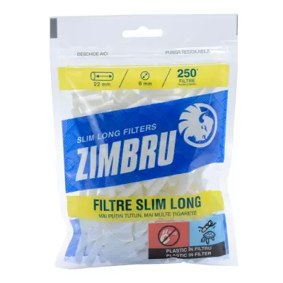 Filtre Slim Long 6mm pt. tigarete (250buc.) Zimbru