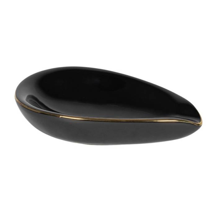 Scrumiera ceramica tigari de foi Black / Cig-R